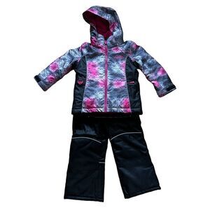 NWOT XMTN Girls 2 Piece Snowsuit Size 4